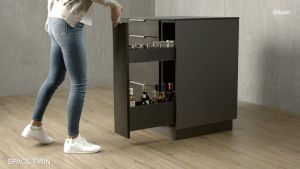 BLUM SPACE TWIN Drawer with LEGRABOX S1 + S4 (FULL SET)