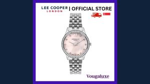 LEE COOPER OFFICIAL Women Metal Band Siliver Watch Water Resistant Affordable Branded Timepiece (2 Years Warranty) LC07483.380
