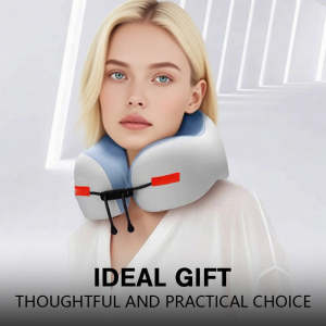 Memory Foam U-Shaped Travel Neck Pillow Massage Sleeping Airplane Pillow Portable Adjustable Soft Noon Break Pillows