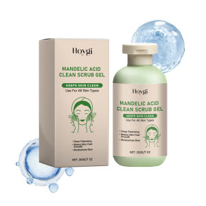 Hoygi | Hoygi Mandelic Acid Clean Scrub Gel Deep Cleansing Purifying Pores Remove Impurities Keep Skin Fresh Exfoliating Scrub Gel 200g