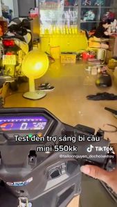 [HCM]ĐÈN LED TRỢ SÁNG BI CẦU MINI COS VÀNG PHA TRẮNG