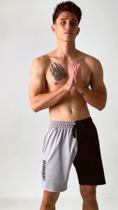 Celana Pendek Short Pants Sports Slim Fit Pria Anti Bakteri Stretch Elastis Quick Dry Badminton Training Running Gym Fitness Workout Lari Olahraga Polos Laki Laki Dewasa