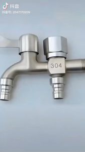 🔝Best Seller Matte Black Stainless Steel 2 Way Faucet Sus304 Valve Bibcock Faucet 1 in 2 out Head Two Way Water Washer Tap Faucet High Quality Faucet Original 304 Stainless Steel 2 Way Faucet Valve Bibcock Faucet 1 in 2 out Head Two Way Faucet 🔝.