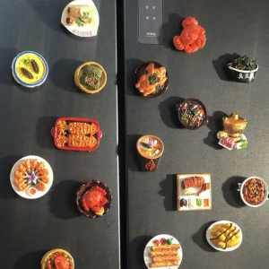MUHUALAN | Creative 3D Dim Sum and Peking Duck Fridge Magnets