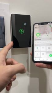 Công tắc cảm ứng Hunonic Datic 1 Nút Công Suất Lớn kết nối Wifi điều khiển bình nóng lạnh điều hoà