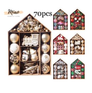 Christmas Tree Decorations Balls Bauble Xmas Party Hanging Ball Ornaments New Year Deco Colorful Glitter圣诞装饰