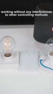 BOIO NEW WiFi Smart Light Switch RF433 No Neutral Wire Single Fire Smart Life Tuya App Control Works with Alexa Home 220V