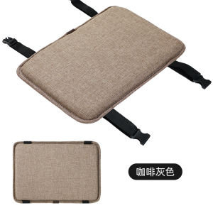 Modern Simple Style Student Seat Cushion Breathable Long Sitting Sponge Pad Flippable Versatile Linen Material Home Fabric