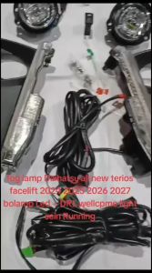 Foglamp Fog Lamp Lampu Kabut Lampu Bumper Depan LED All New Terios Facelift 2024 2025 2026+Cover Fog Lamp With DRL Wellcome Light Harga Complete(Produk OEM)