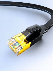 SAMZHE | Gigabit+ Flat Invisible Ethernet Cable Category 6 & 7
