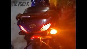 REYGEAKT Motorcycle Led Turn Signal Indicators Light For Honda Click Wave Alpha Adv Pcx 160 150 Beat Cbr Rs150 Winner Supra-Gtr 150
