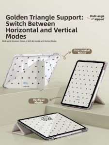 YOUSIDUN | Tri-fold Y-Shaped Full-Enclosure iPad Protection Case with Pen Slot