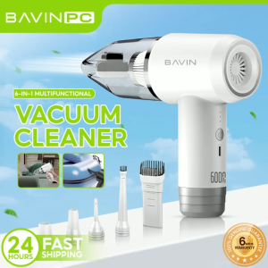 BAVIN VC01 6-in-1 Handheld Portable Vacuum Cleaner 6000Pa Suction Wet & Dry Rechargeable for Car & Home