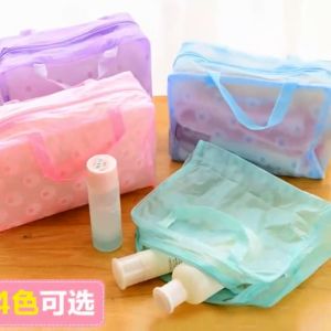 reviln กระเป๋าเครื่องสำอาง โปร่งแสง ถุงเก็บของ PVC กระเป๋าเอนกประสงค์ สปอตสินค้า wash bag