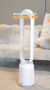 Quạt Không Cánh Lumias T08 Pro Kết Hợp Lọc Không Khí - 33W 3 chế độ gió linh hoạt