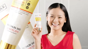 Yu Chun Mei Cordyceps Cleansing Foam 100g – Brightening Face Wash Fade Dark Spots Smooth & Radiant Whitening moisturizing spot removing