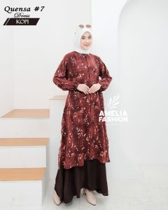 QUEENSA DRESS VOL 9 ORY BY AMELIA FASHION/GAMIS QUEENSA MOTIF SERIES 9 ORY AMELIA