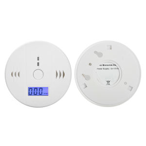 Aideepen | Carbon Monoxide Detector with LCD Display Carbon Monoxide Alarm Powered by Battery For House Apartment Kitchen