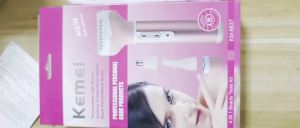 Kemei | Kemei 4in1 Women Electric Shaver Facial Body Bikini Trimmer Beard Eyebrow Lady Razor Nose Ear hair remover Leg Rechargeable Set