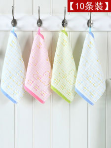 Khăn Vuông Cotton Nguyên Chất Hoạt Hình Cho Trẻ Sơ Sinh Mẫu Giáo Khăn Lau Mặt Nhỏ Có Thể Treo Khăn Vuông Cotton Thêu Logo Vườn