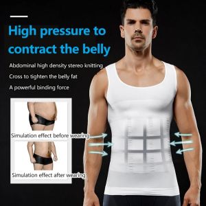 Shapewear Mens Shapewear Undershirt Shapewear Chest Corset Corset Belly Undershirt Corset Warm Shapewear Corset Waist Hide Meat Magic Weapon 塑身衣男士塑身背心