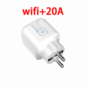 Tuya EU Smart Plug with Energy Monitoring 16A/20A Wi-Fi Connectivity Compatible with Alexa and Google Home
