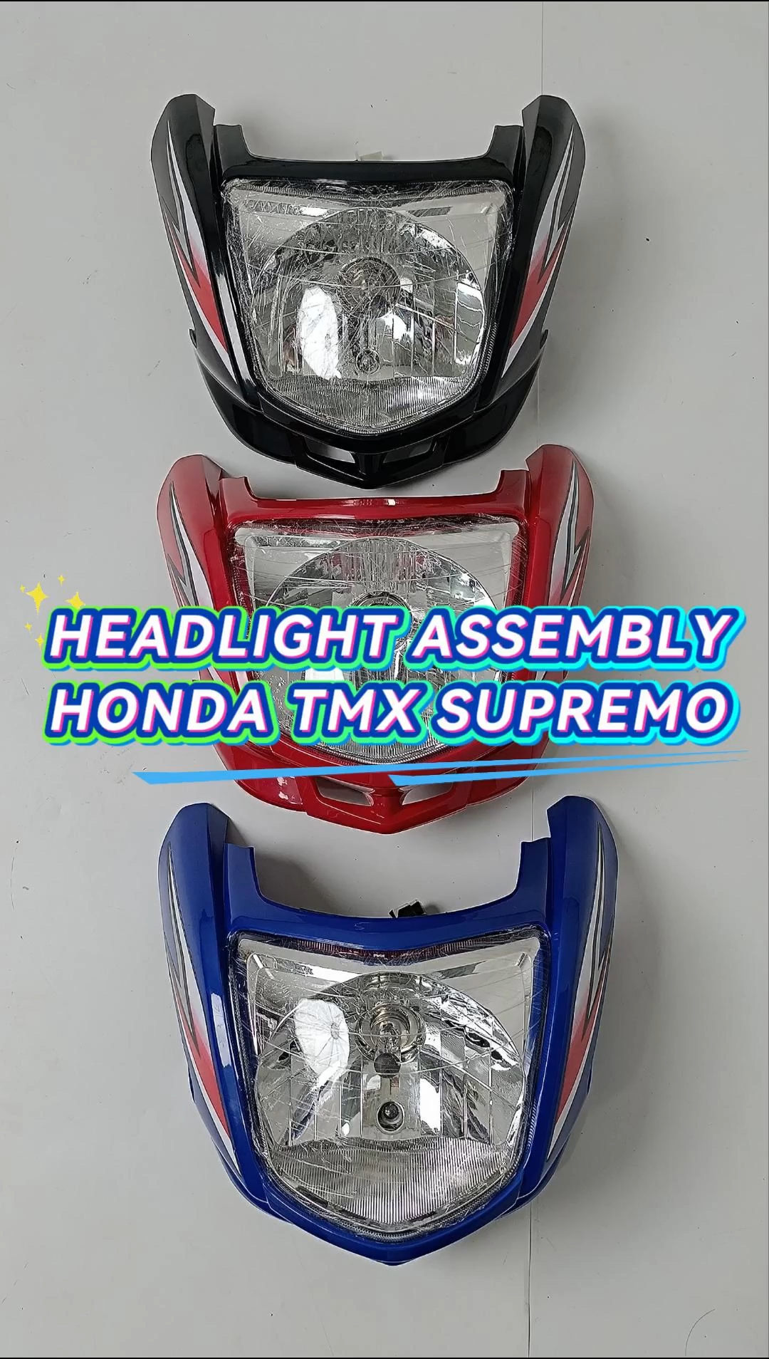 HONDA TMX SUPREMO FRONT COWLING WITH HEADLIGHT MOTORCYCLE ACCESSORIES AND PART