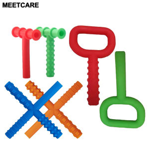 Kids Speech Therapy Teeth Massager Child Chewing Tube Tip Children for Speak Oral Muscle Rehabilitation Train Talk Silicone Tool
