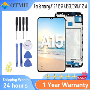 Display Screen For Samsung A15 A155F A155F/DSN A155M TFT With Frame A155M/DS A155P A156B/DS A156U A156U1 A156U1/DS With Tools