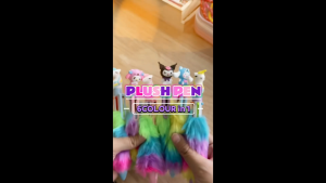 6 Colors Plush Pen Cartoon Unicorn Rainbow Cute Ballpoint Pen School Stationery Multicolored Tulis