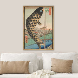 Poster Vải Canvas Ukiyo-e Cổ Điển Nhật Bản - Kawase Hasui Cổ Điển Kiến Trúc Cổ Điển Phong Cảnh Treo Tường Nghệ Thuật In - Trang Trí Nhà Trừu Tượng