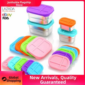JUNHUIDA | Stainless Steel Child Snack Storage Box 8oz