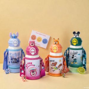Disney | Cốc Uống Có Ống Hút Dọc Cách Nhiệt Đa Năng