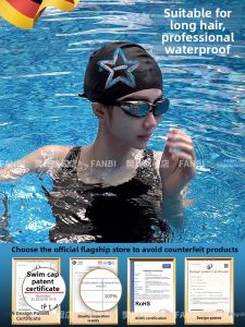 FANBI | Waterproof Large Head Circumference Silicone Swimming Cap