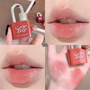 Gege Bear Lockheart Sweet Color Water-Gloss Lip Gloss-สีสันสดใส ใช้งานง่ายด้วยความชุ่มชื้นไม่ติดทนนาน