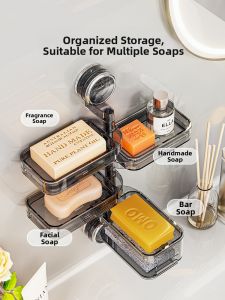 MEIJIAN | Rotatable Easy Install Soap Holder