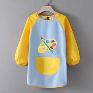 gumahus | Waterproof Childrens Art Apron with Velcro Long Sleeves