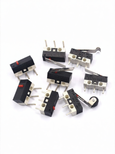 Risym | Tri-Foot Lever Roller Button Bendy Microswitch Mouse Switch