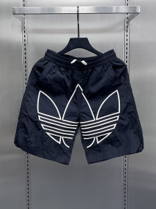 Quần Short Thể Thao Nam Mùa Hè Ice Silk Mỏng Rộng Rãi Nhanh Khô Thêu Bãi Biển Quần Short Thể Thao Thường Ngày Thời Trang