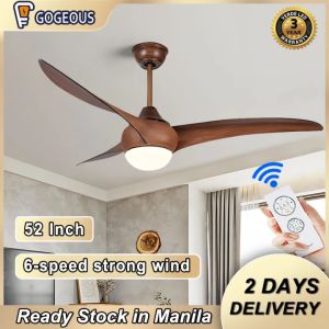 GORGEOUS 52inch Nordic Ceiling Fan & Light with Remote Control