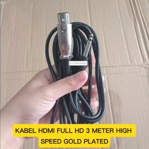 V206 ORI KABEL MICROHONE 3M MIK MIC MIX MIKROPHONE AUDIO CANNON XLR FEMALE TO AKAI MONO 3 METER AKAY