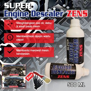 engine degreaser Pembersih kerak Mesin Super engine descaler Isi 500ml super ampuh membersihkan blok mesin