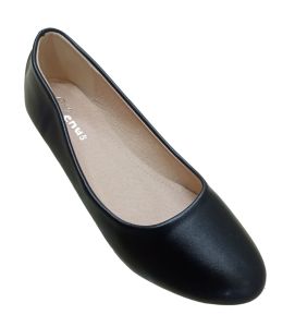 Black Shoes/office shoes Flat Extra size: 40-43 comfy and comfortable to wear