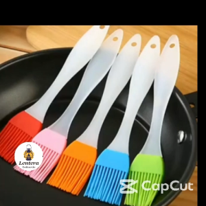 Kuas Silikon Silicon Silicone Oles Kue Tahan Panas Silicone Brush Dapur Roti BBQ Cake Minyak Mentega Anti Panas
