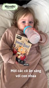 Mavella Immune Boost: Bột dinh dưỡng Giúp Tăng Cường Hệ Miễn Dịch Cho Trẻ Em từ Thực Vật Hữu Cơ Úc - Hương việt Quất