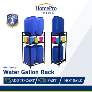 HomePro Water Gallon Rack Bracket Stainless Steel Water Container Home Furniture