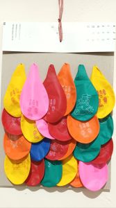 Balon karet Bulat sedang 7 inch Mainan Warung