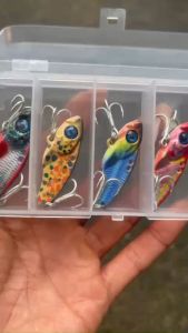 MỒI CÂU LURE CÁ SẮT MÀU SẮC  3D R45 LƯỠI 3 TIÊU  SIÊU CỨNG SẮC BÉN