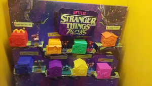 The Stranger Things Tales from 85 Happy Meal Mcdo Play Set