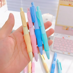 2.0mm Dolphin Posture Correction Automatic Press Pencil Stationery Primary School Students Practice Calligraphy Homework Exam Drawing Writing Office